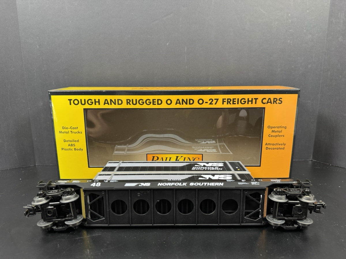 MTH RailKing 30-76906 Norfolk Southern NS husky stack car w containers LNIB6