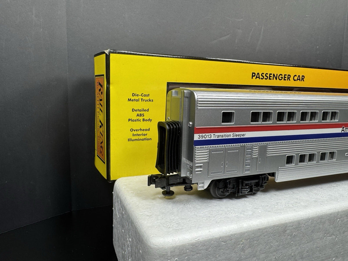 MTH RailKing 30-6503 Amtrak Superliner transitional sleeper car #39013 LNIB1