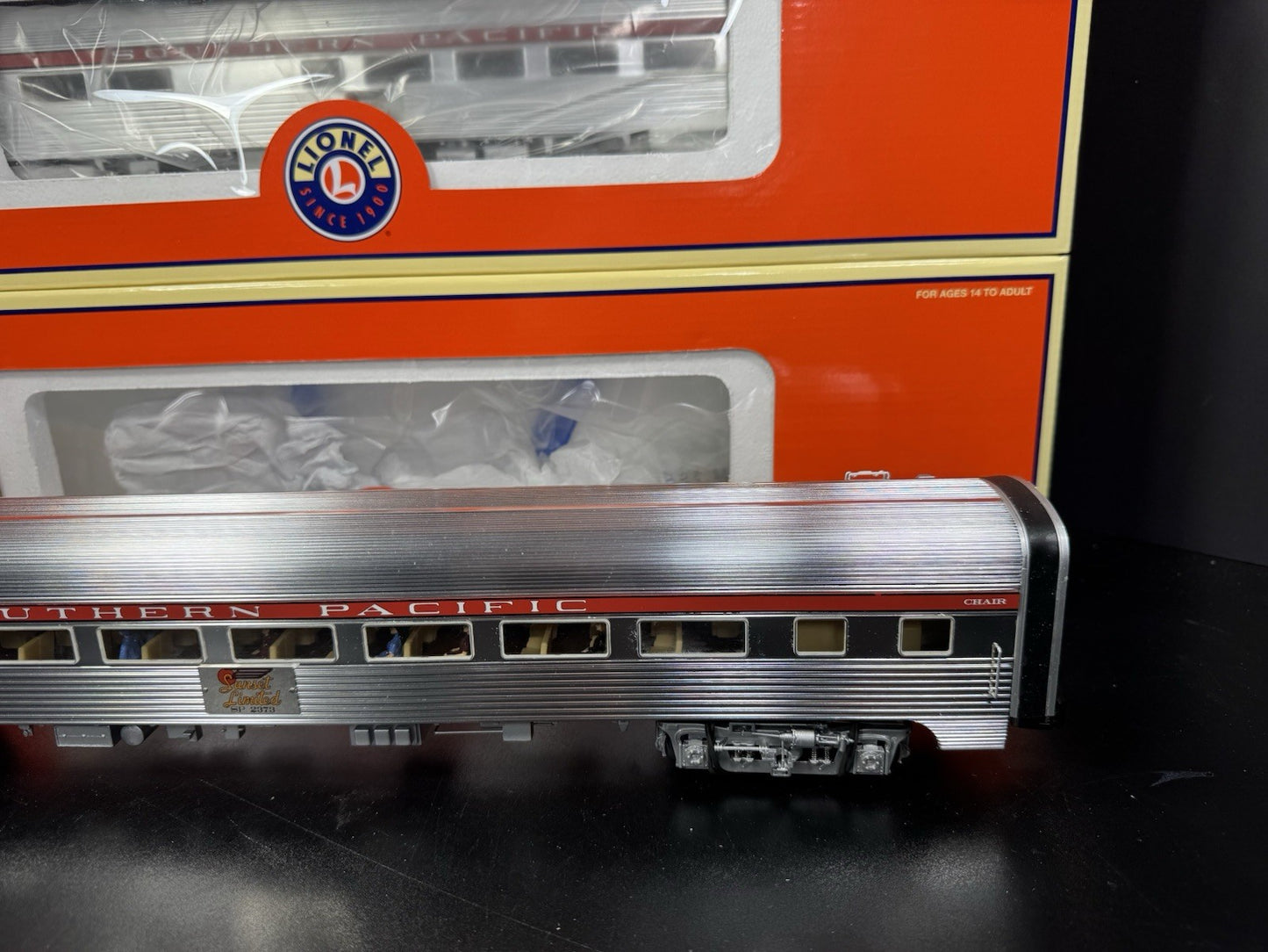 Lionel 6-20005 Southern Pacific Sunset Limited 18" aluminum passenger set NIB8