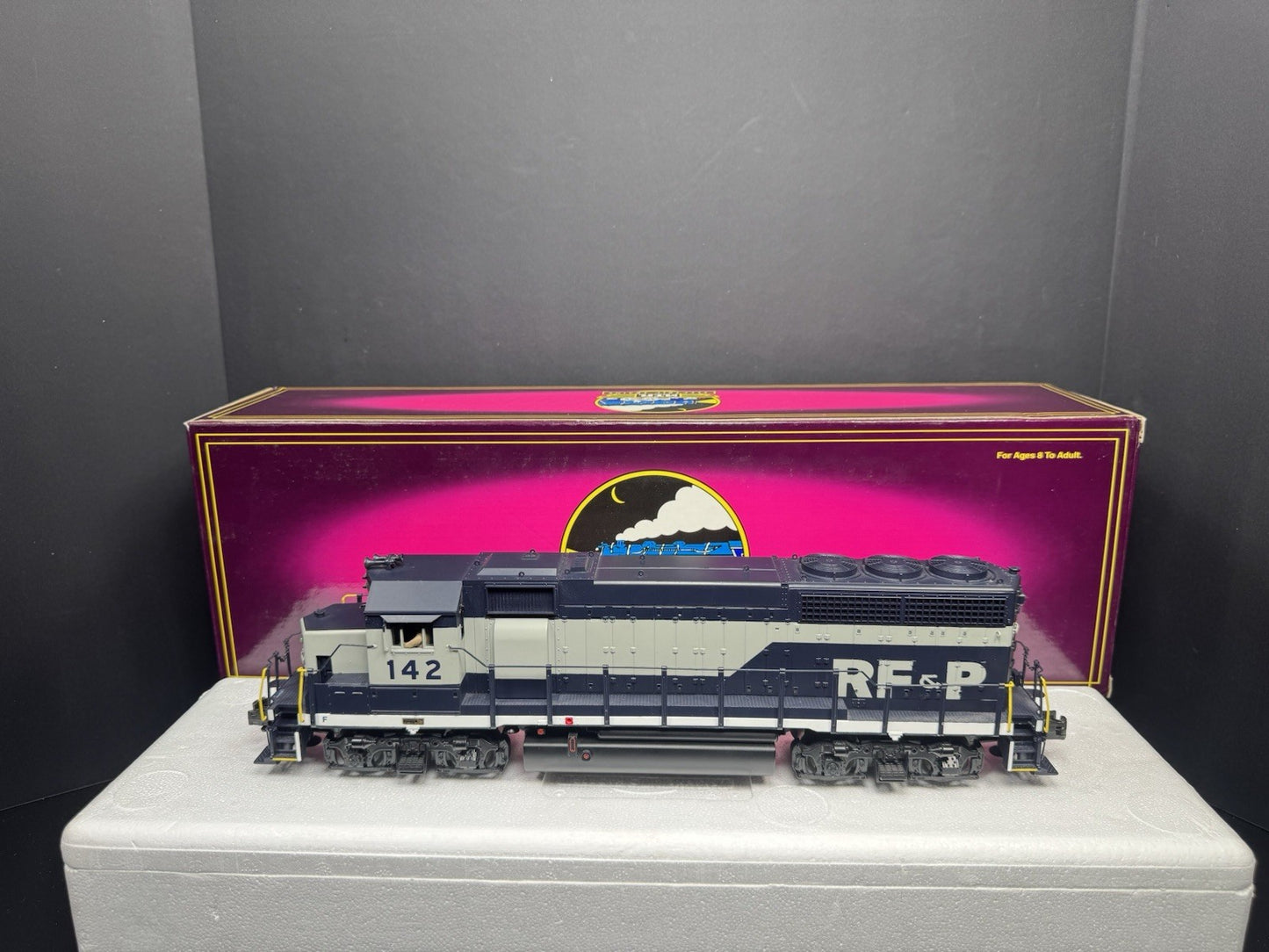 MTH 20-2425-3 Richmond RF&P GP-40 nonpowered diesel engine #142 LNIB0
