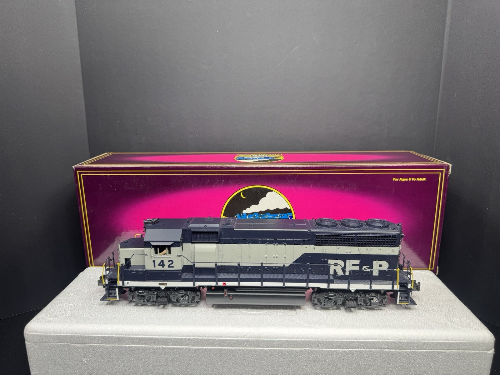MTH 20-2425-3 Richmond RF&P GP-40 nonpowered diesel engine #142 LNIB0