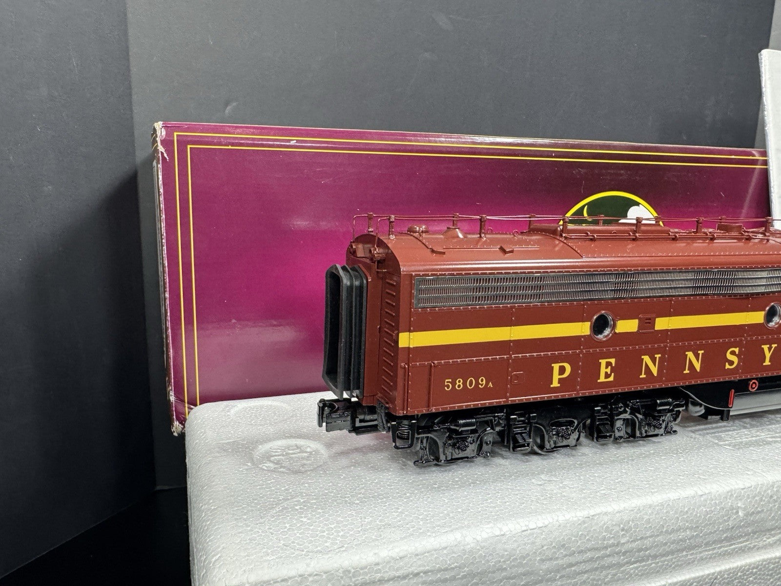 MTH 20212551 Pennsylvania PRR E8 diesel engine #5809 PS3 EX7
