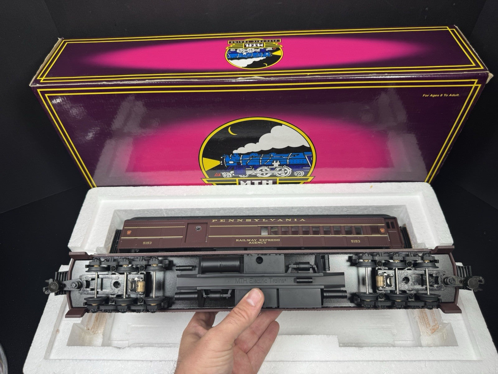 MTH 20-4125 Pennsylvania PRR 70' Madison combine / diner 2-car set LNIB3