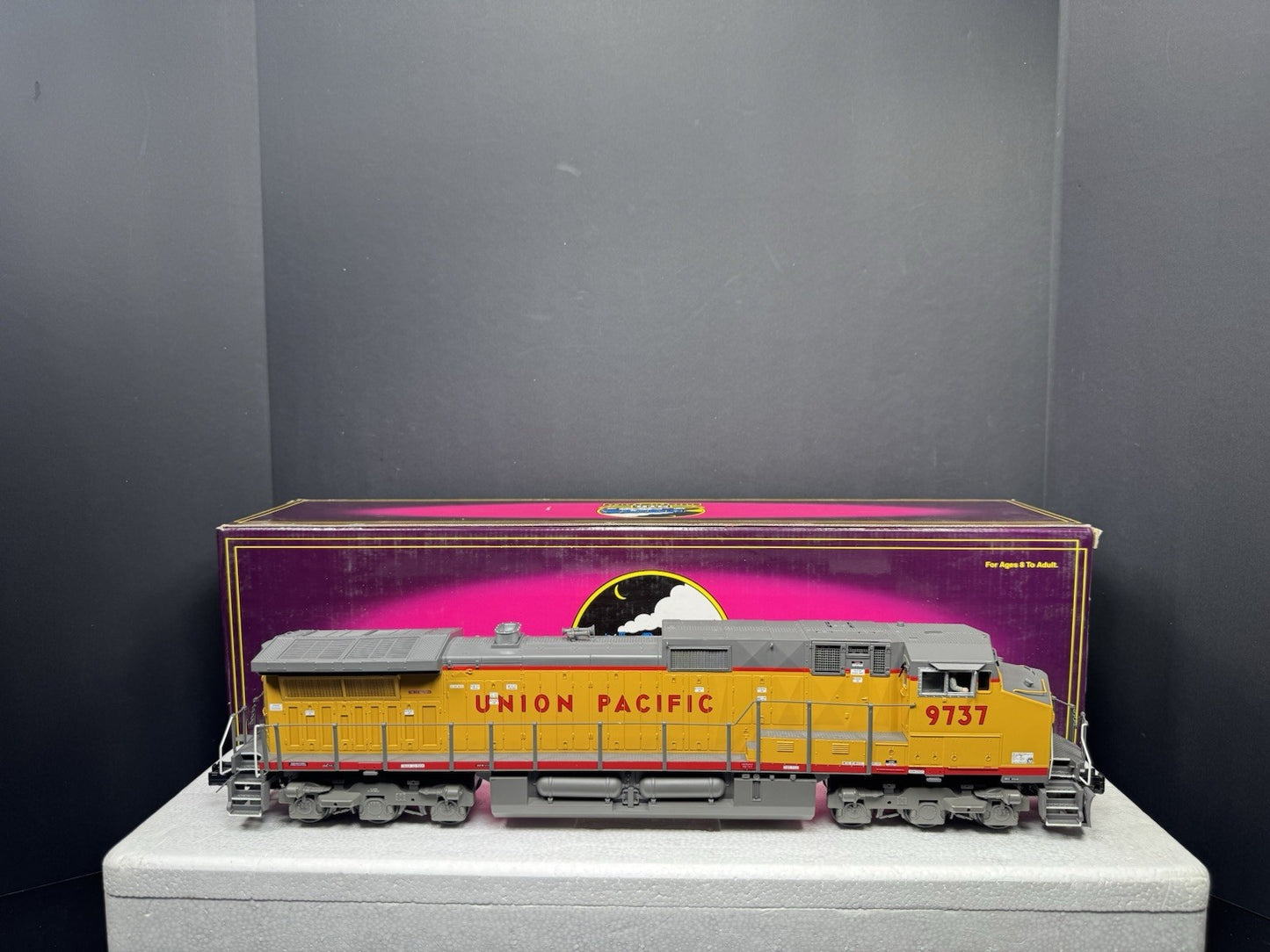 MTH 20-2270-1 Union Pacific UP Dash-9 diesel engine #9737 PS2 BCR LNIB5