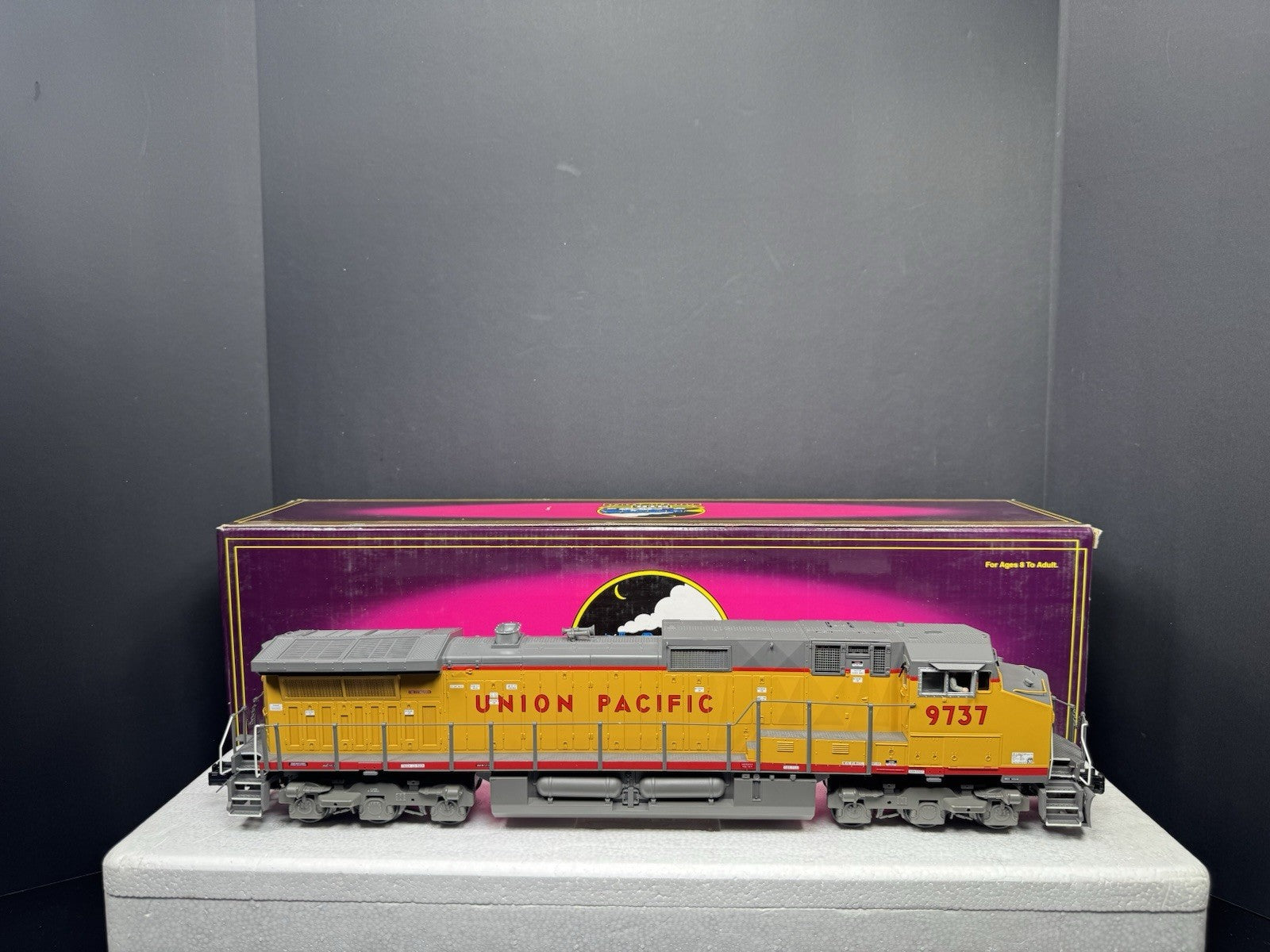 MTH 20-2270-1 Union Pacific UP Dash-9 diesel engine #9737 PS2 BCR LNIB5