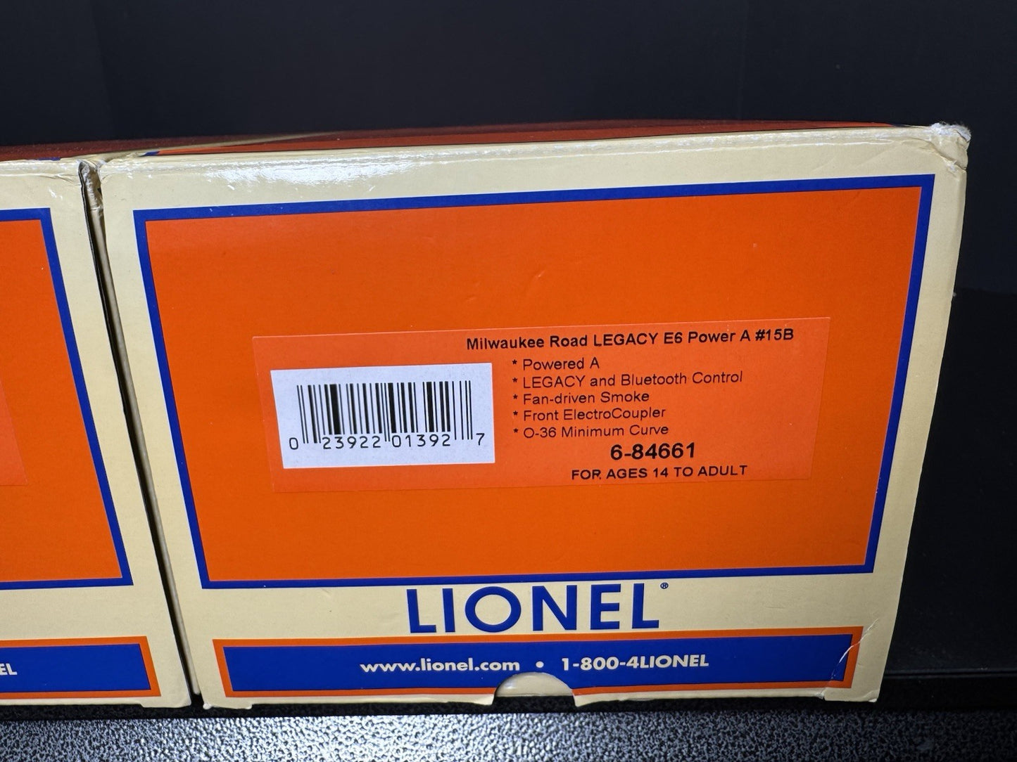 Lionel LEGACY 6-84659 Milwaukee Road E6 diesel engine AA set #15A #15B LNIB12