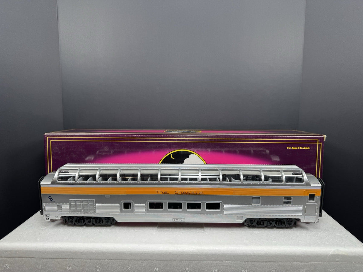 MTH 20-6749 Chessie 70' full-length vista dome passenger car #1852 LNIB5