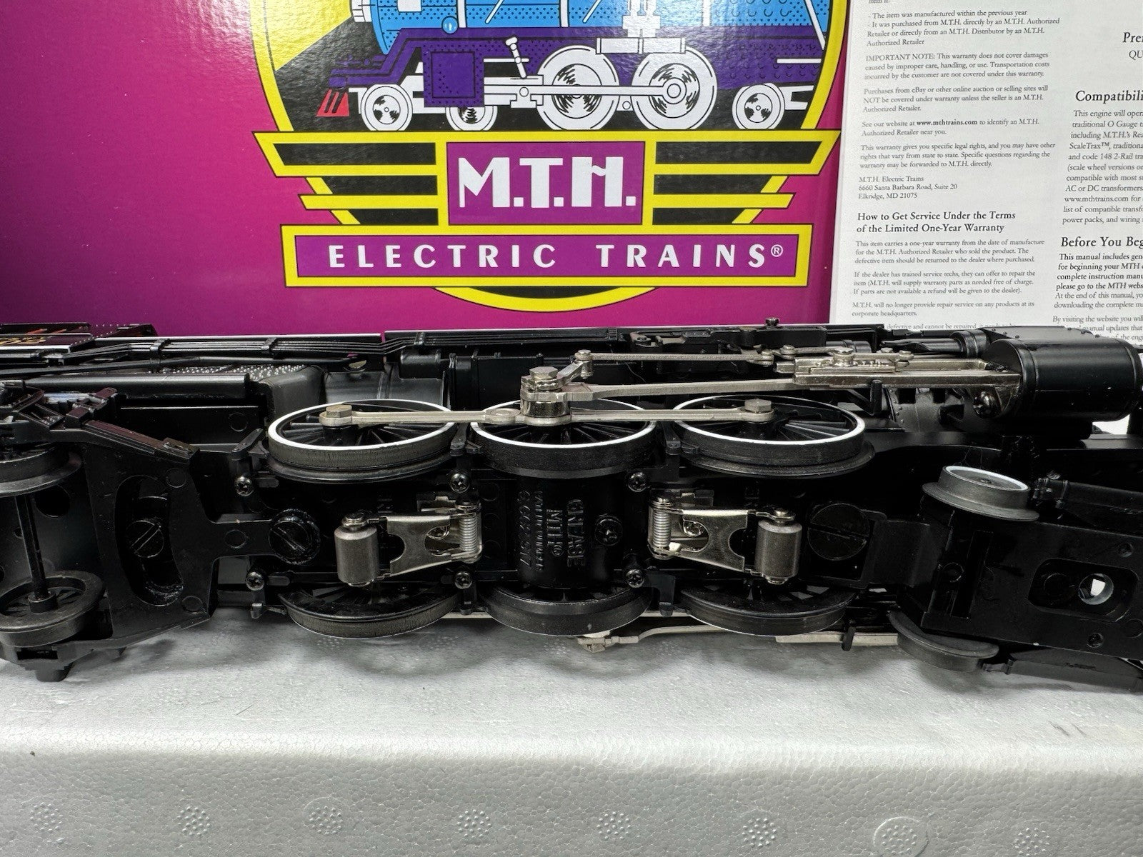 MTH 20-3822-1 Pittsburgh P&WV 4-6-2 Ps-4 steam engine #202 PS3 LNIB11