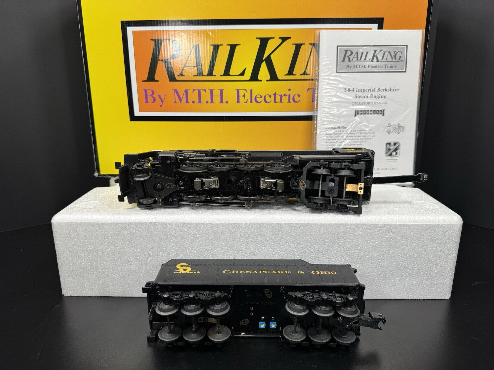 MTH RailKing 30-1764-1 C&O 2-8-4 Berkshire steam engine #2699 PS3 LNIB10