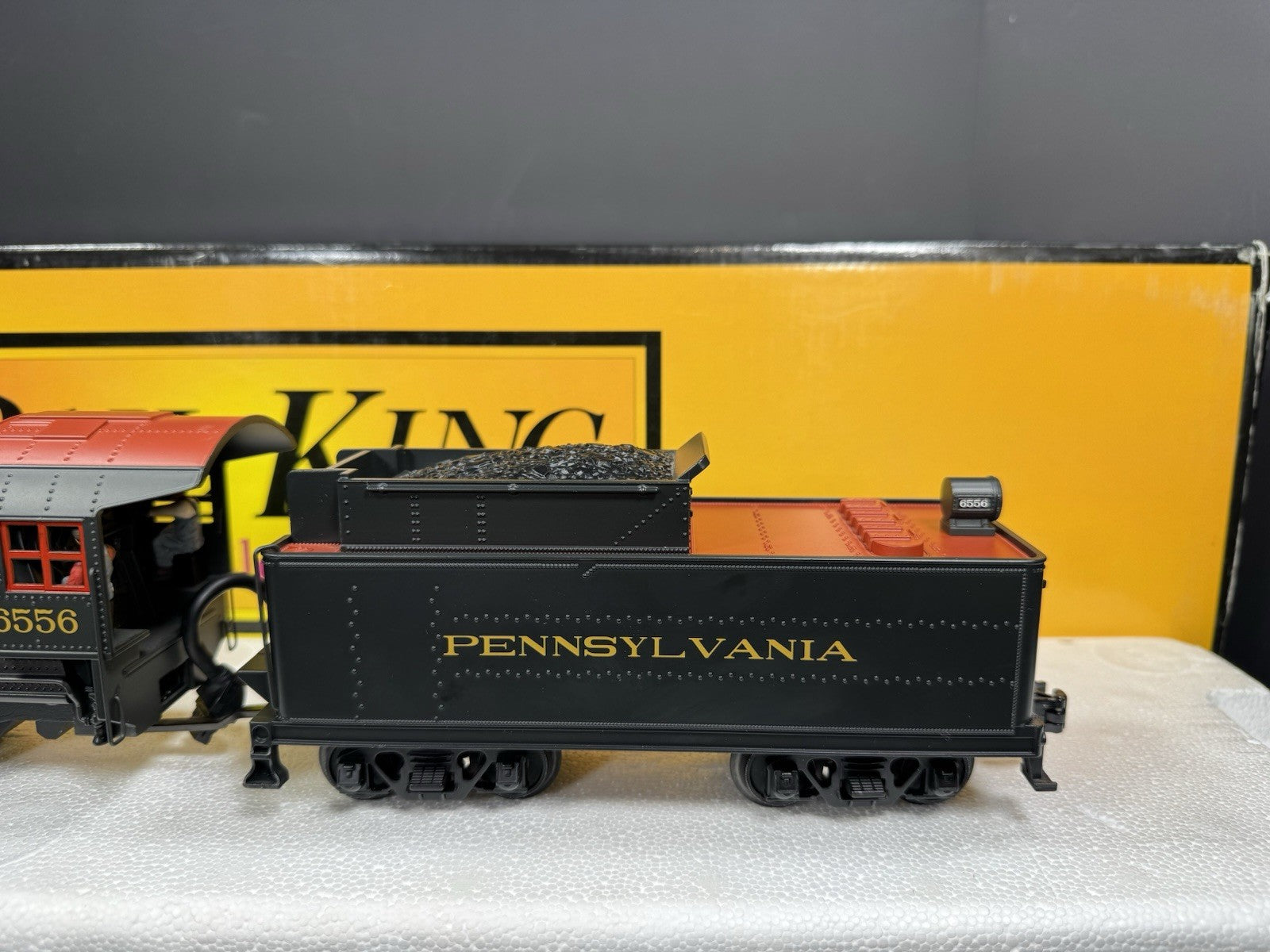 MTH RailKing 30-1313-1 Pennsylvania PRR 0-8-0 steam engine #6556 PS2 LNIB8
