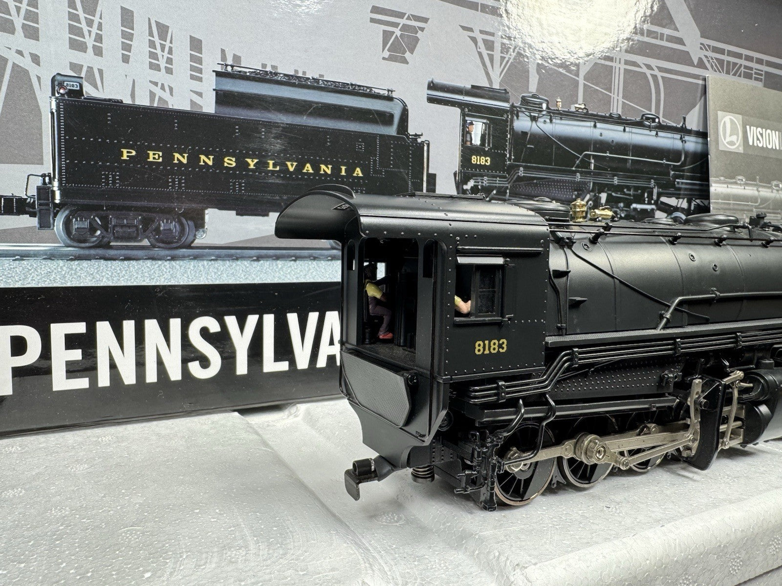Lionel VISIONLINE 6-11154 Pennsylvania PRR 0-8-8-0 CC2 steam engine #8183 LNIB7