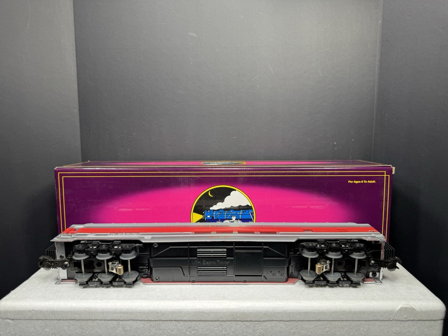 MTH 20-6784 Gulf Mobile & Ohio GM&O 70' full-length vista dome pass car LNIB8