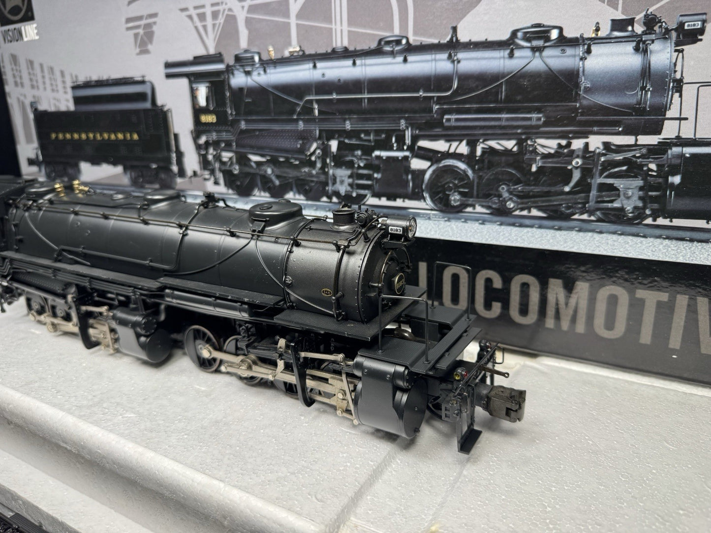 Lionel VISIONLINE 6-11154 Pennsylvania PRR 0-8-8-0 CC2 steam engine #8183 EX1