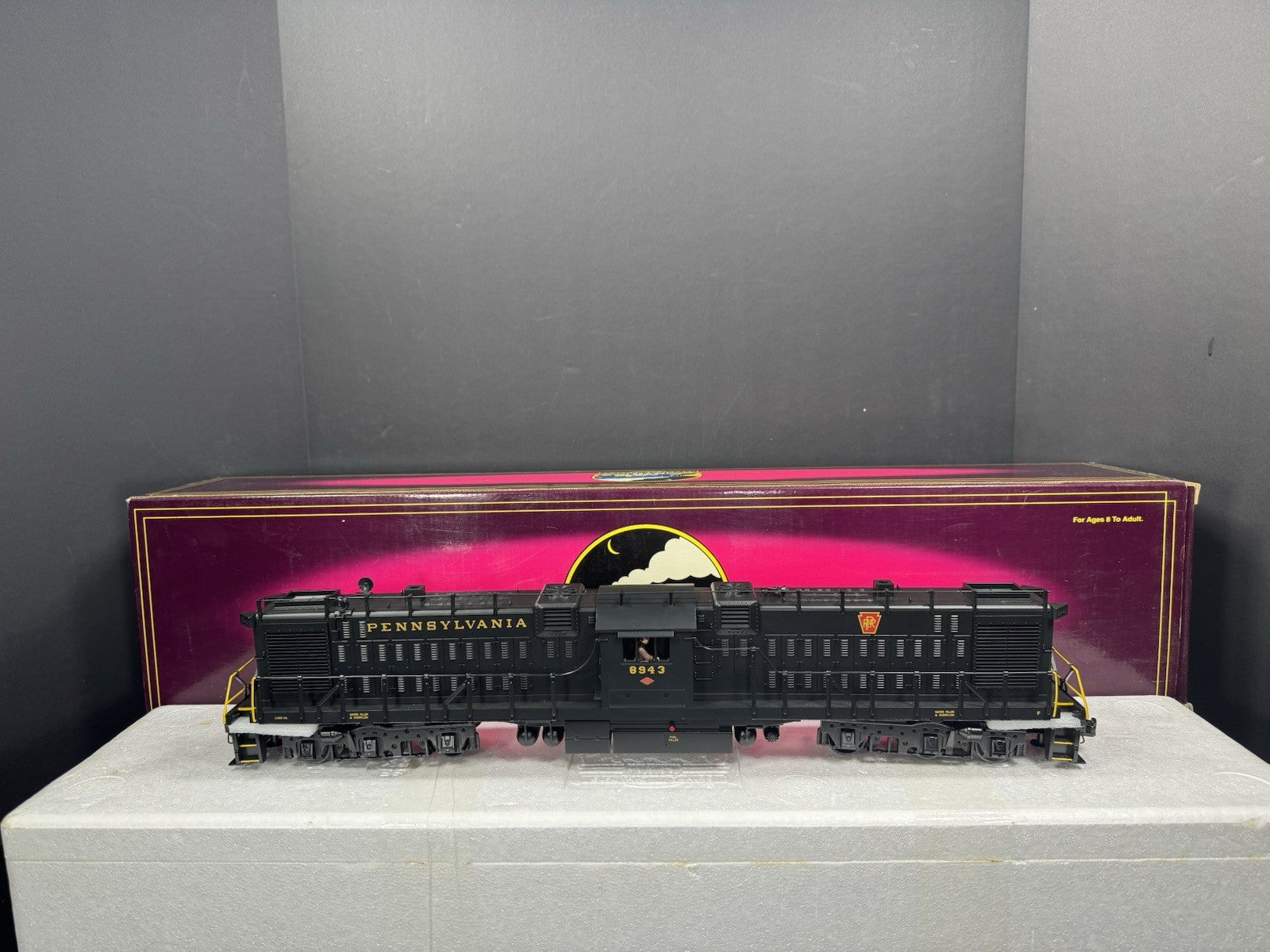 MTH 20-2302-3 Pennsylvania 2500 HP transfer nonpowered diesel engine #8943 NIB0