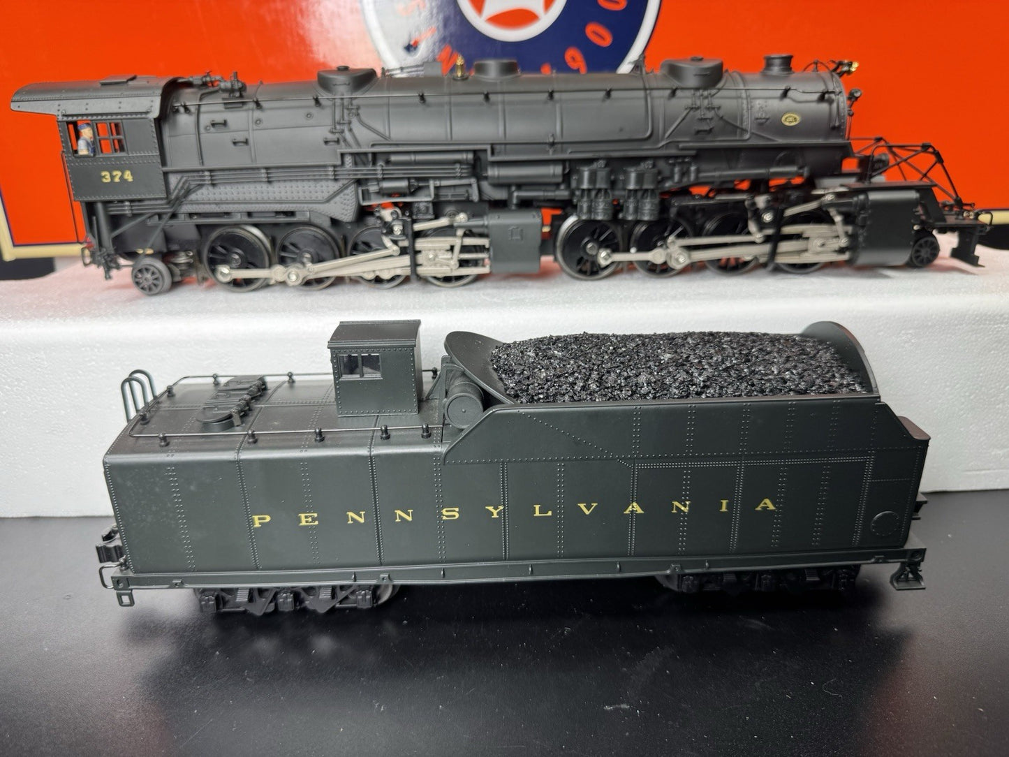 Lionel 6-38082 TMCC Pennsylvania PRR 2-8-8-2 Y-3 steam engine #374 LNIB5