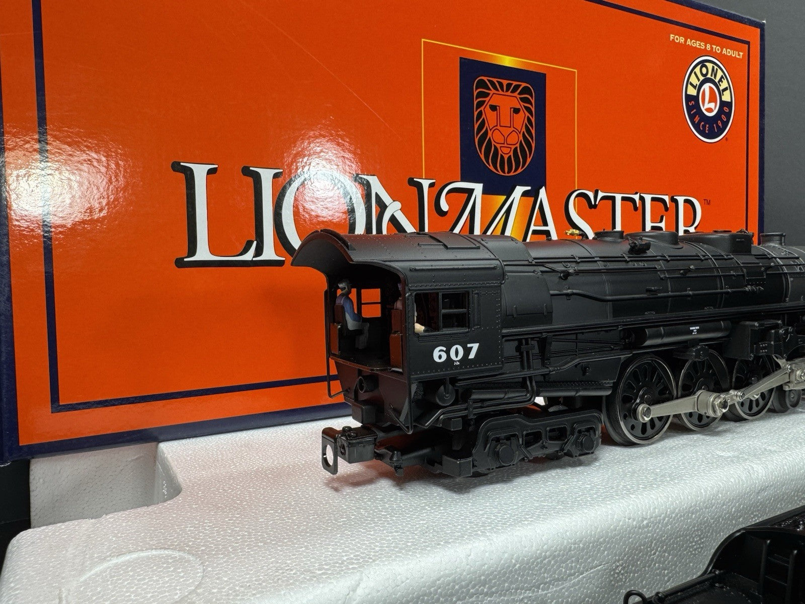 Lionel 6-38086 TMCC Lionmaster Boston & Albany J3a Hudson steam engine #607 LNIB3