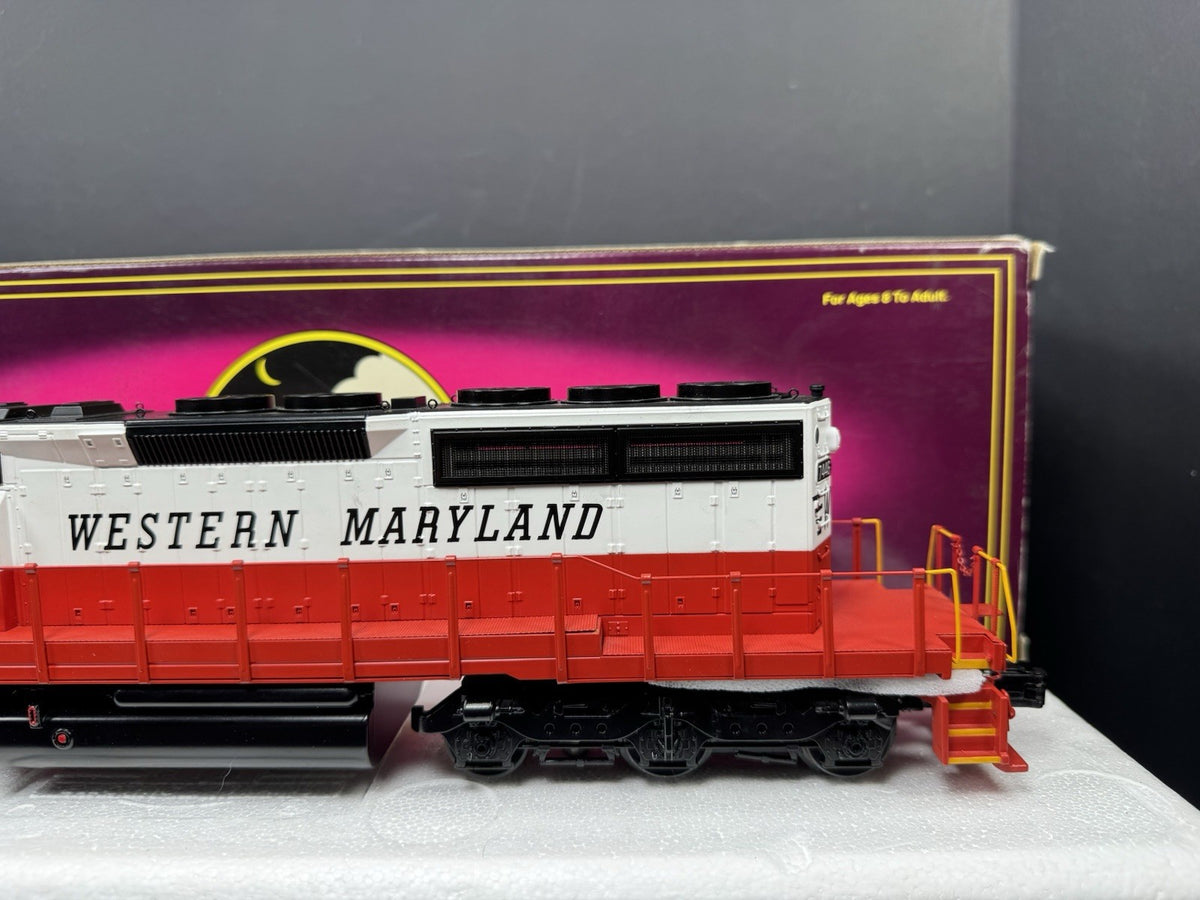 MTH 20-2538-1 Western Maryland WM SD40-2 diesel engine #7446 PS2 BCR LNIB3