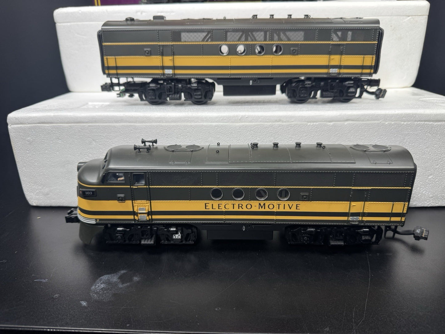 MTH 20-2277-1 Electro Motive Division FT diesel engine ABA set #103 PS2 BCR LNIB7