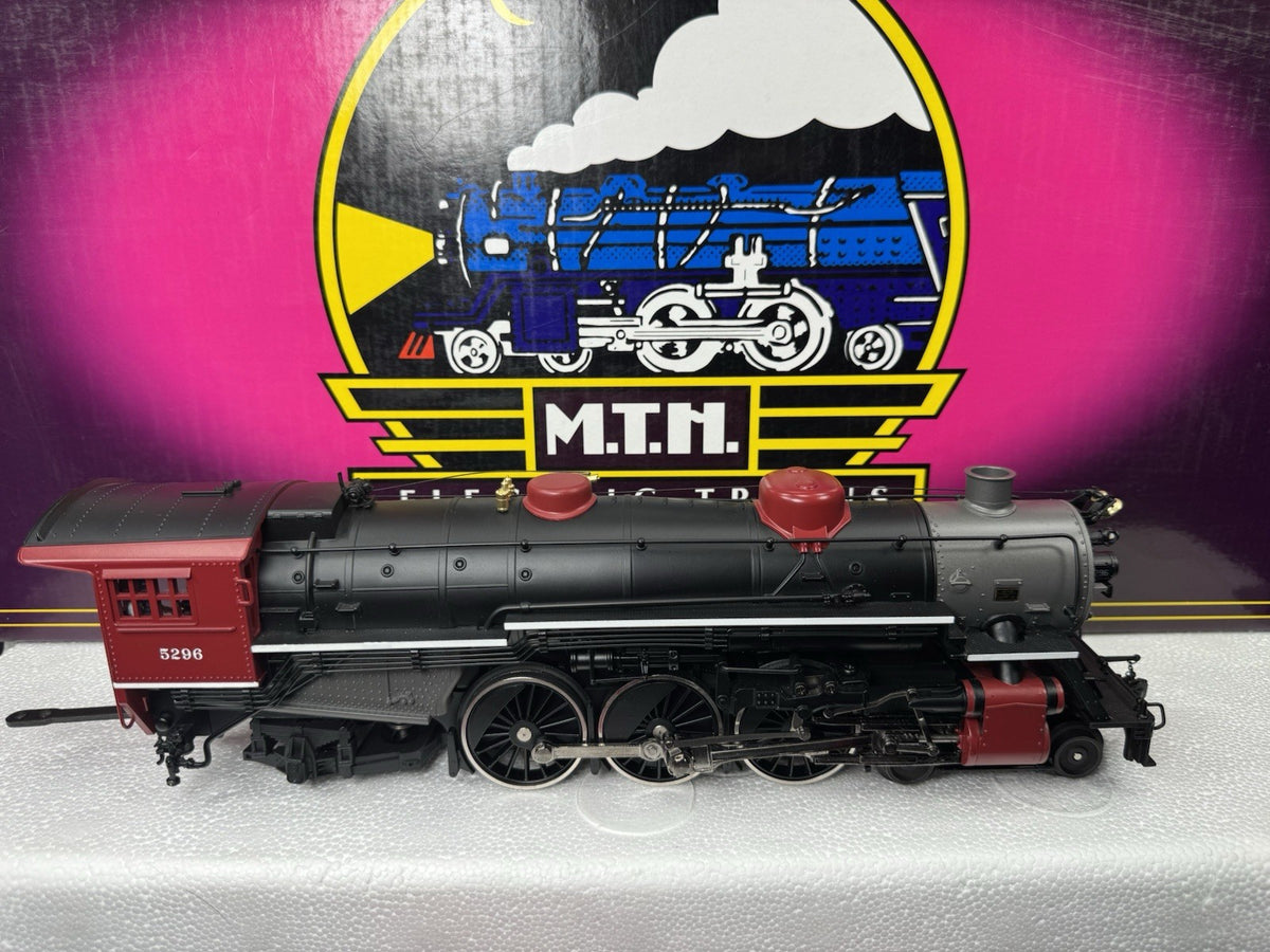 MTH 20-3087-1 GM&O 4-6-2 USRA Heavy Pacific steam engine #5296 PS2 BCR LNIB7