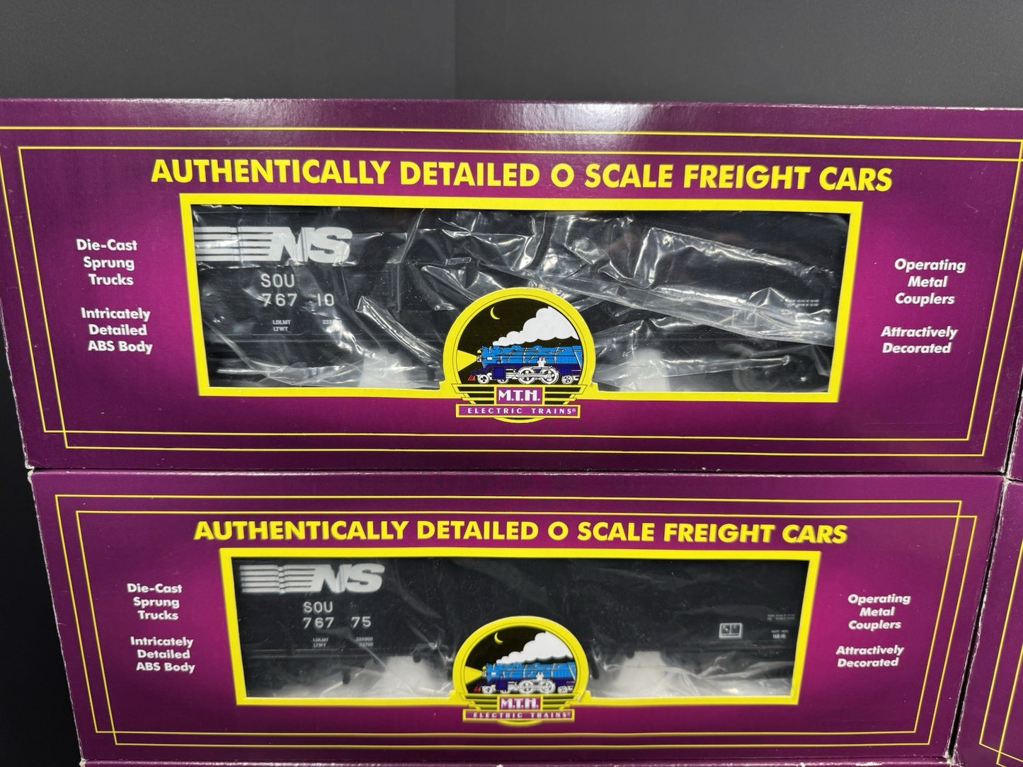 MTH 20-90580 Norfolk Southern NS 4-bay hopper 6-car set LNIB10