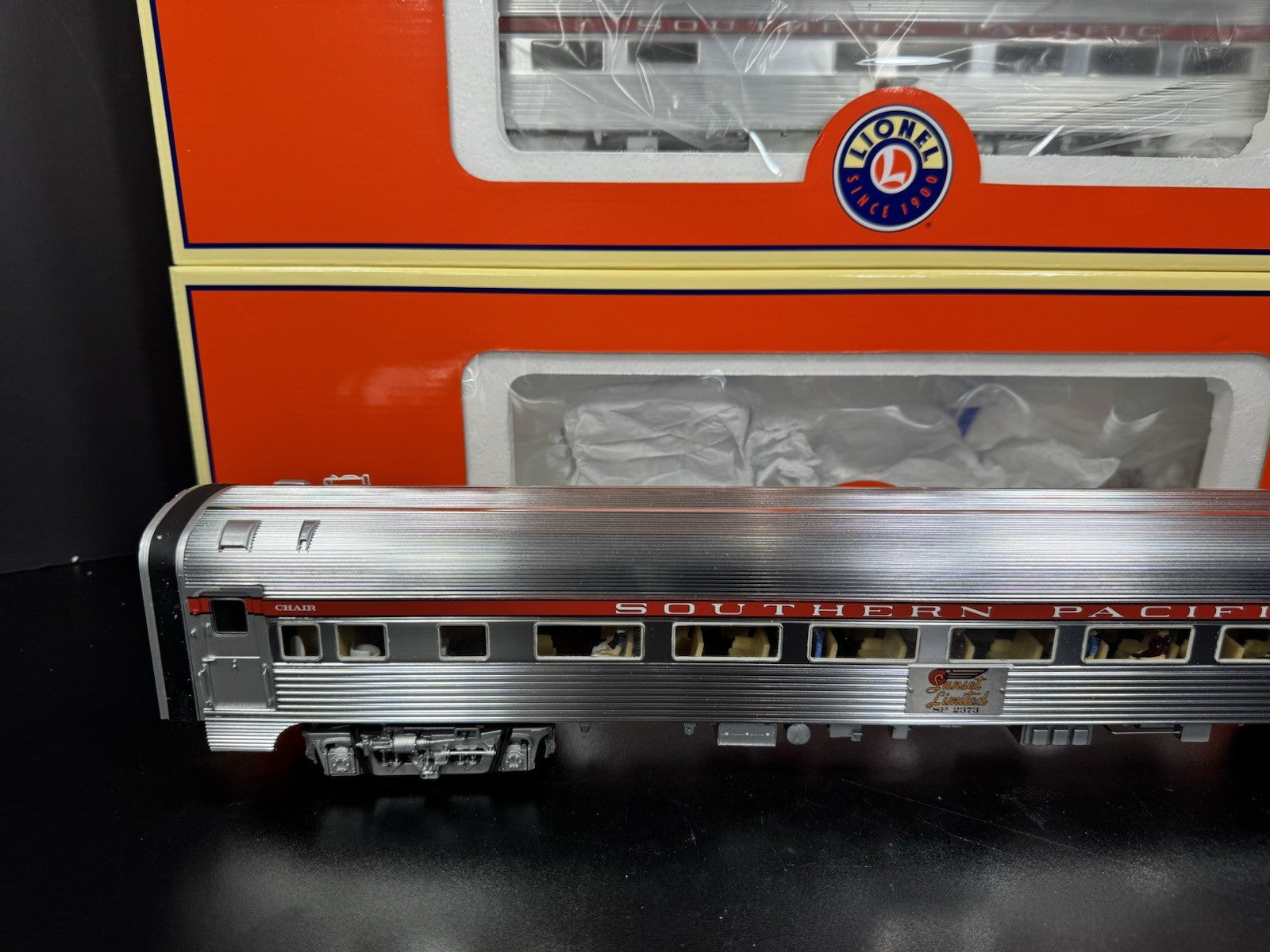Lionel 6-20005 Southern Pacific Sunset Limited 18" aluminum passenger set NIB7