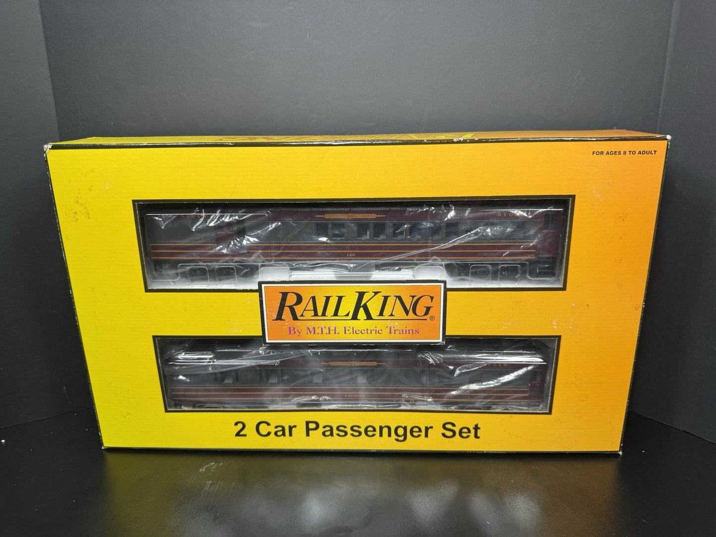 MTH RailKing 30-69023 NYO&W 60' Madison combine / diner 2-car set LNIB0