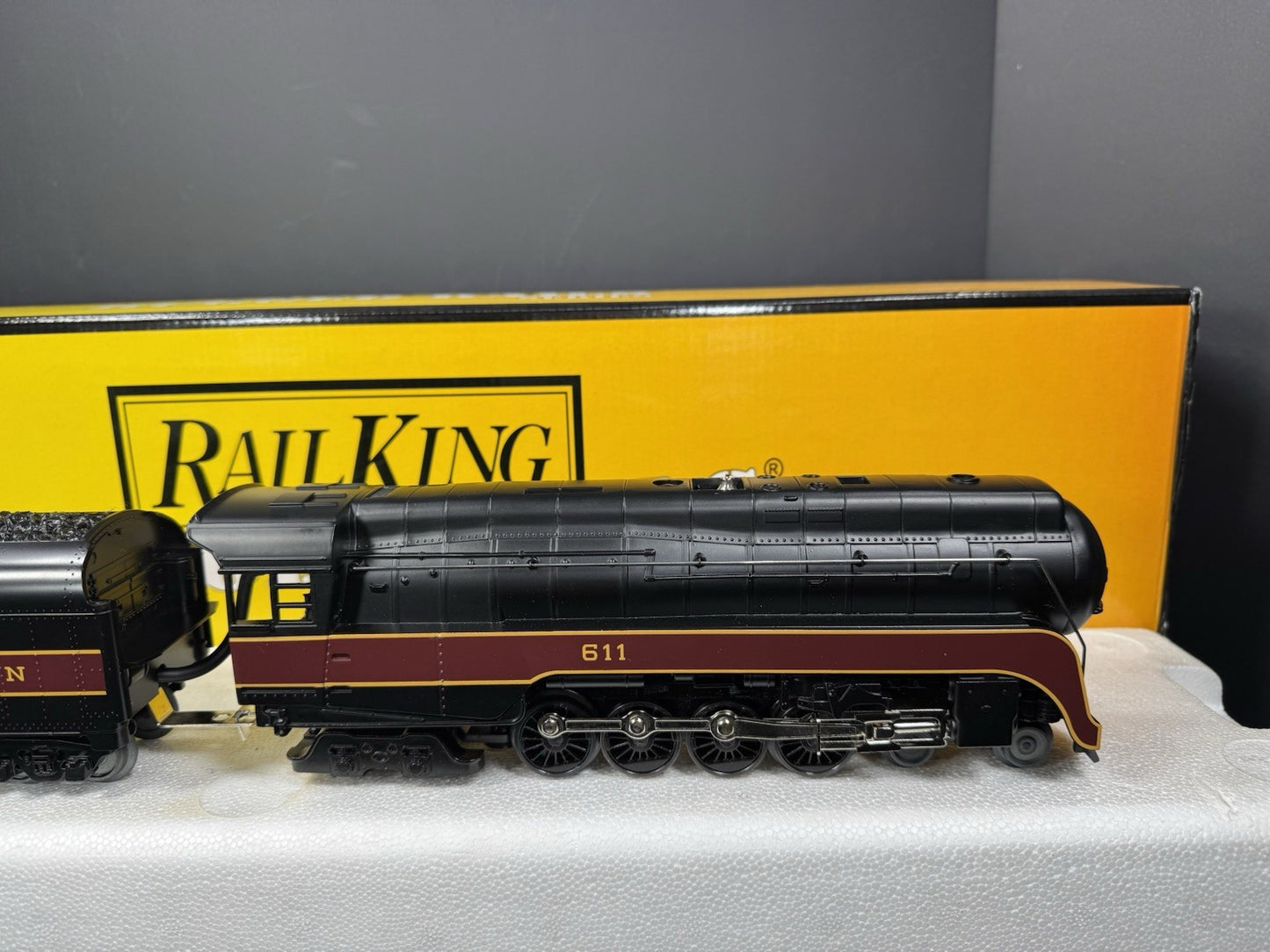 MTH RailKing 30-4183-1E Norfolk 7 Western J-class steam engine #611 PS2 BCR LNIB8
