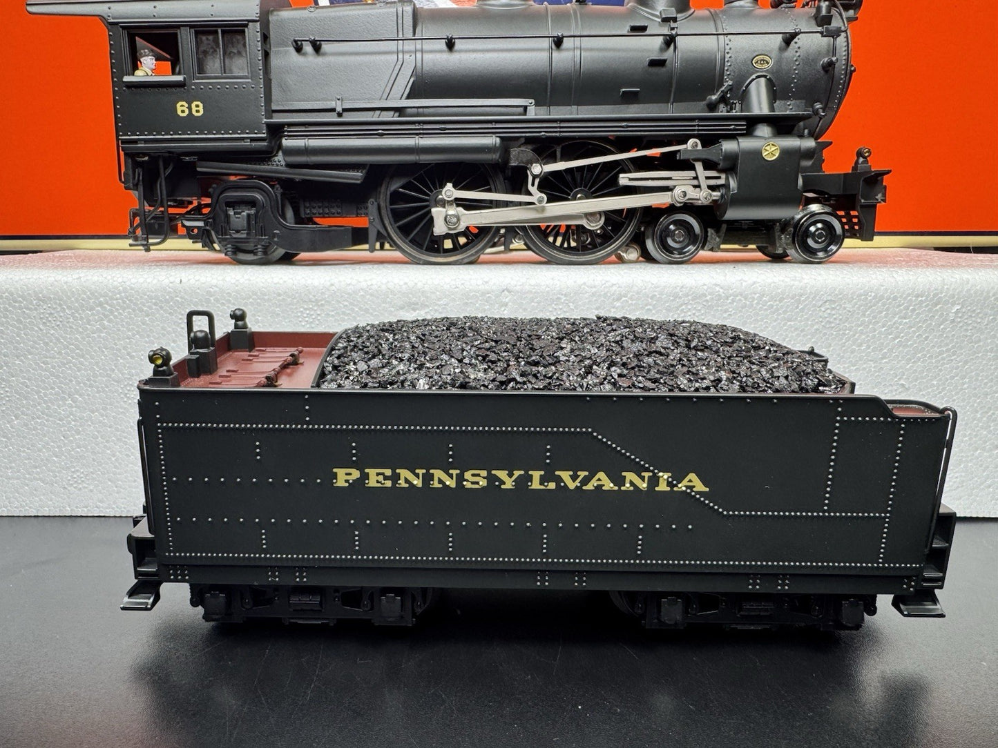 Lionel 6-28704 TMCC Pennsylvania PRR E-6 Atlantic steam engine #68 LNIB9