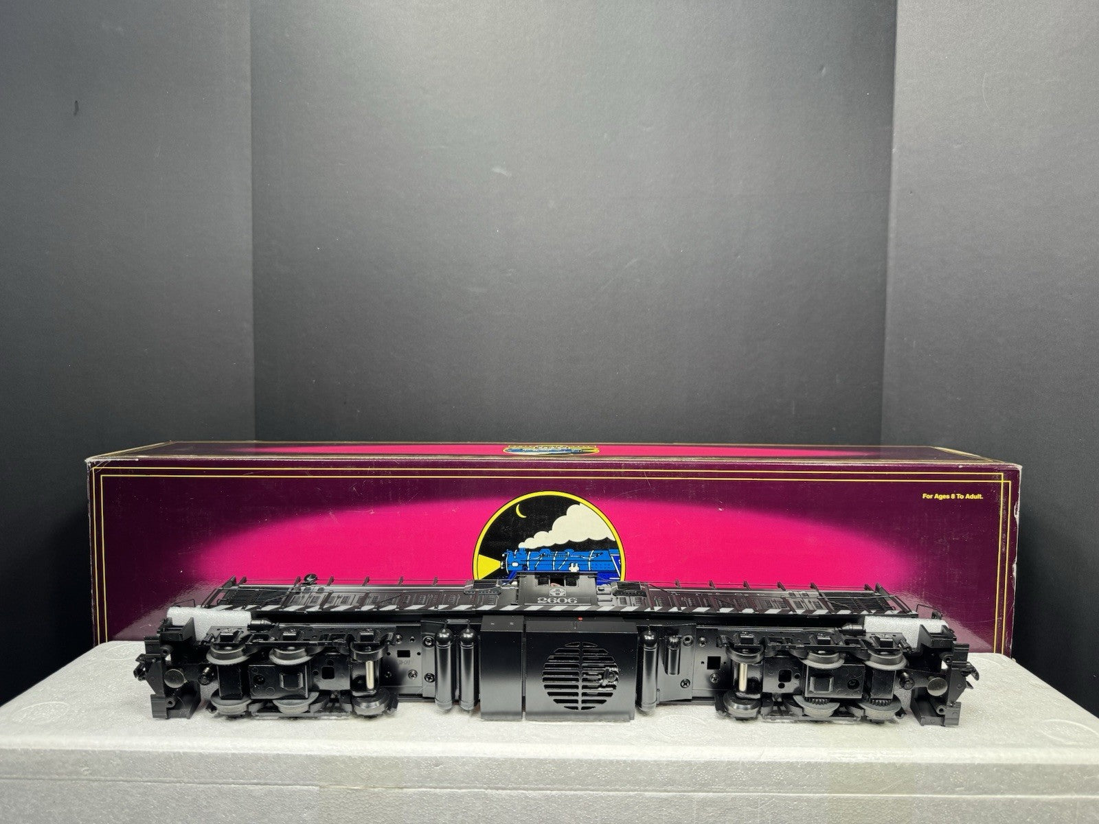 MTH 20-2427-3 Santa Fe 2500 HP transfer nonpowered diesel engine #2606 EX10