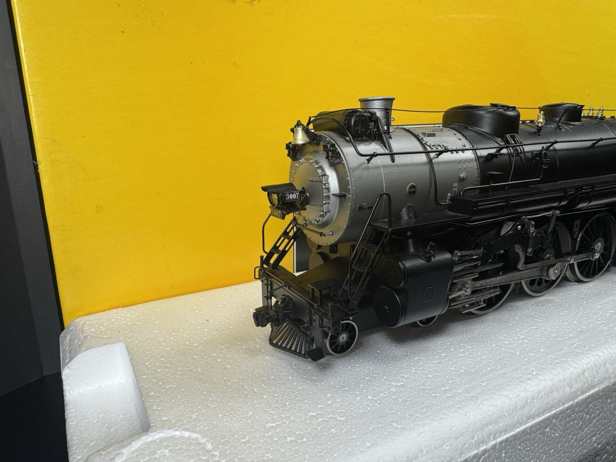 Sunset 3rd Rail 3-rail brass TMCC CB&Q S-4 Hudson steam engine #3007 LNIB1