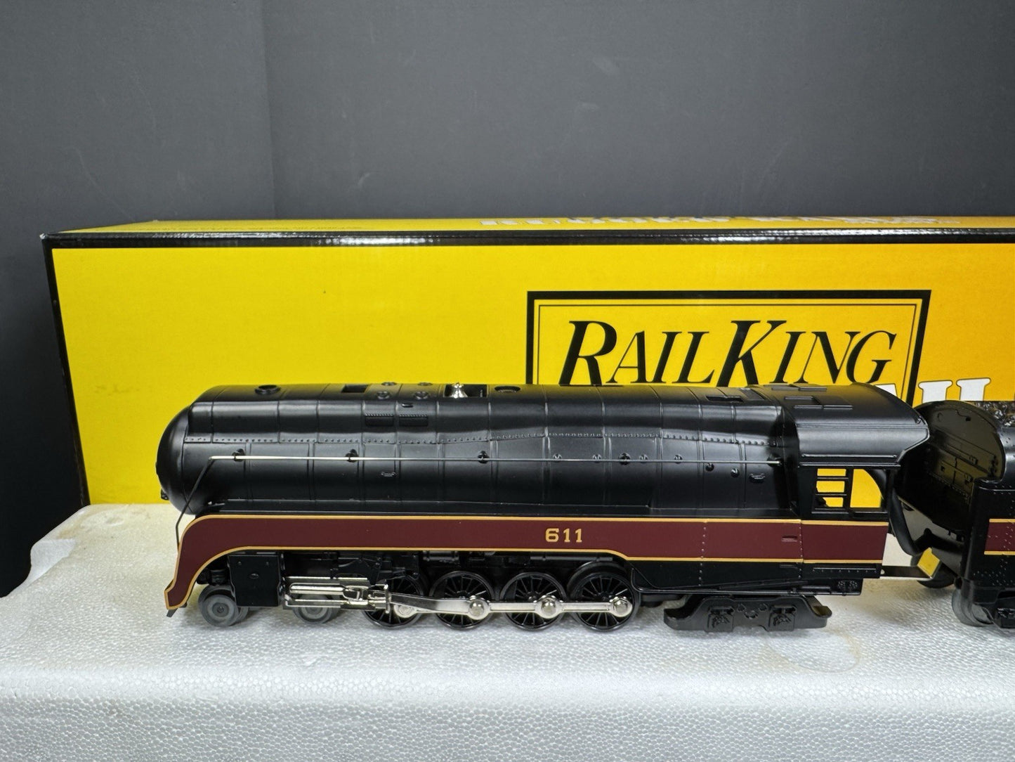 MTH RailKing 30-4183-1E Norfolk 7 Western J-class steam engine #611 PS2 BCR LNIB2