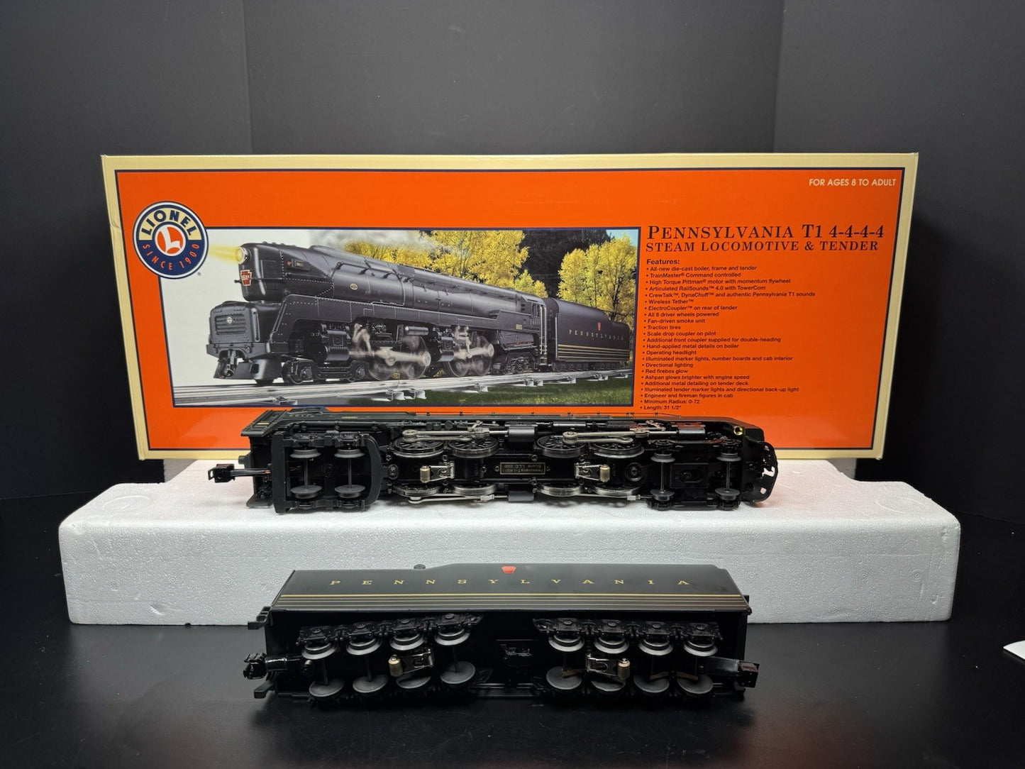 Lionel 6-28063 TMCC Pennsylvania PRR T1 4-4-4-4 Duplex steam engine #5511 LNIB12