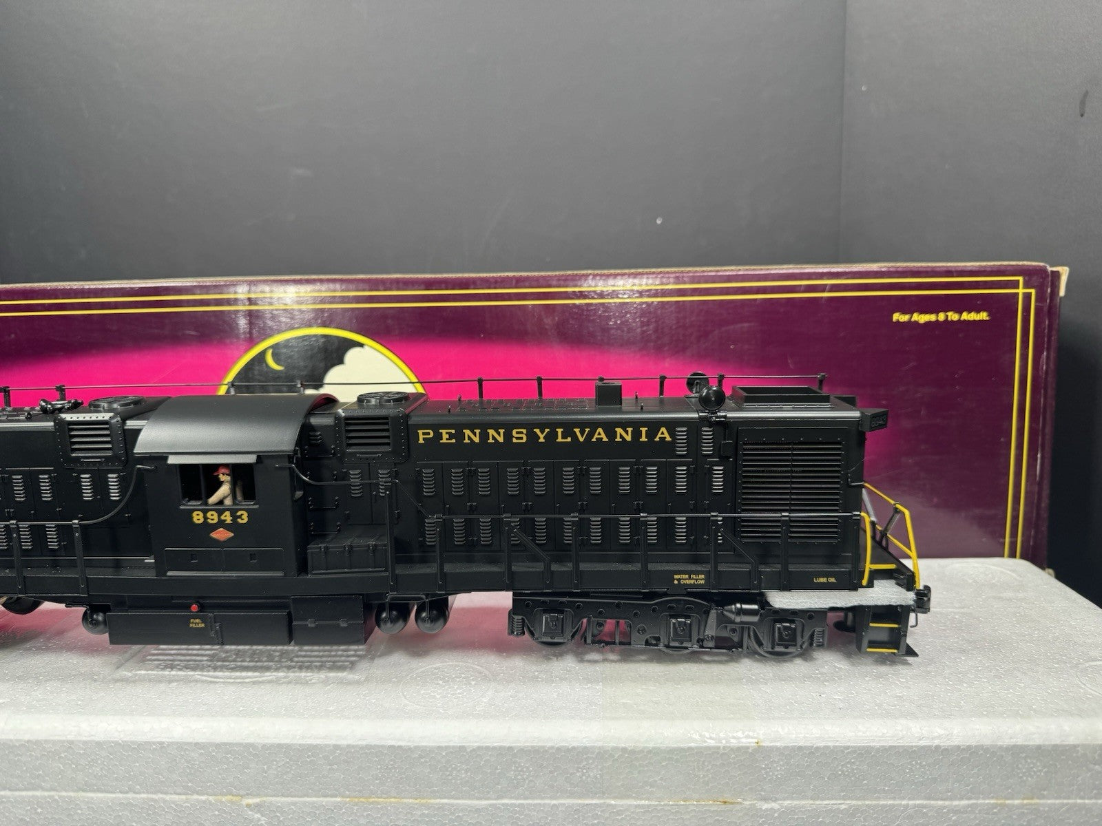 MTH 20-2302-3 Pennsylvania 2500 HP transfer nonpowered diesel engine #8943 NIB8
