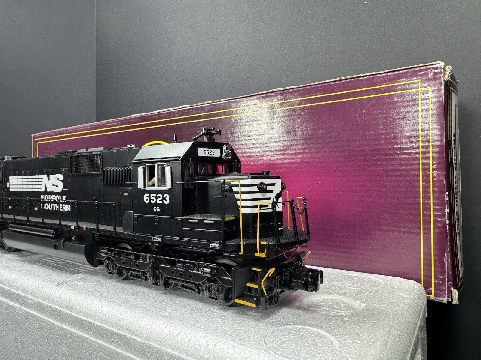 MTH 20-20181-1 Norfolk Southern NS SD50 diesel engine #6523 PS3 LNIB9