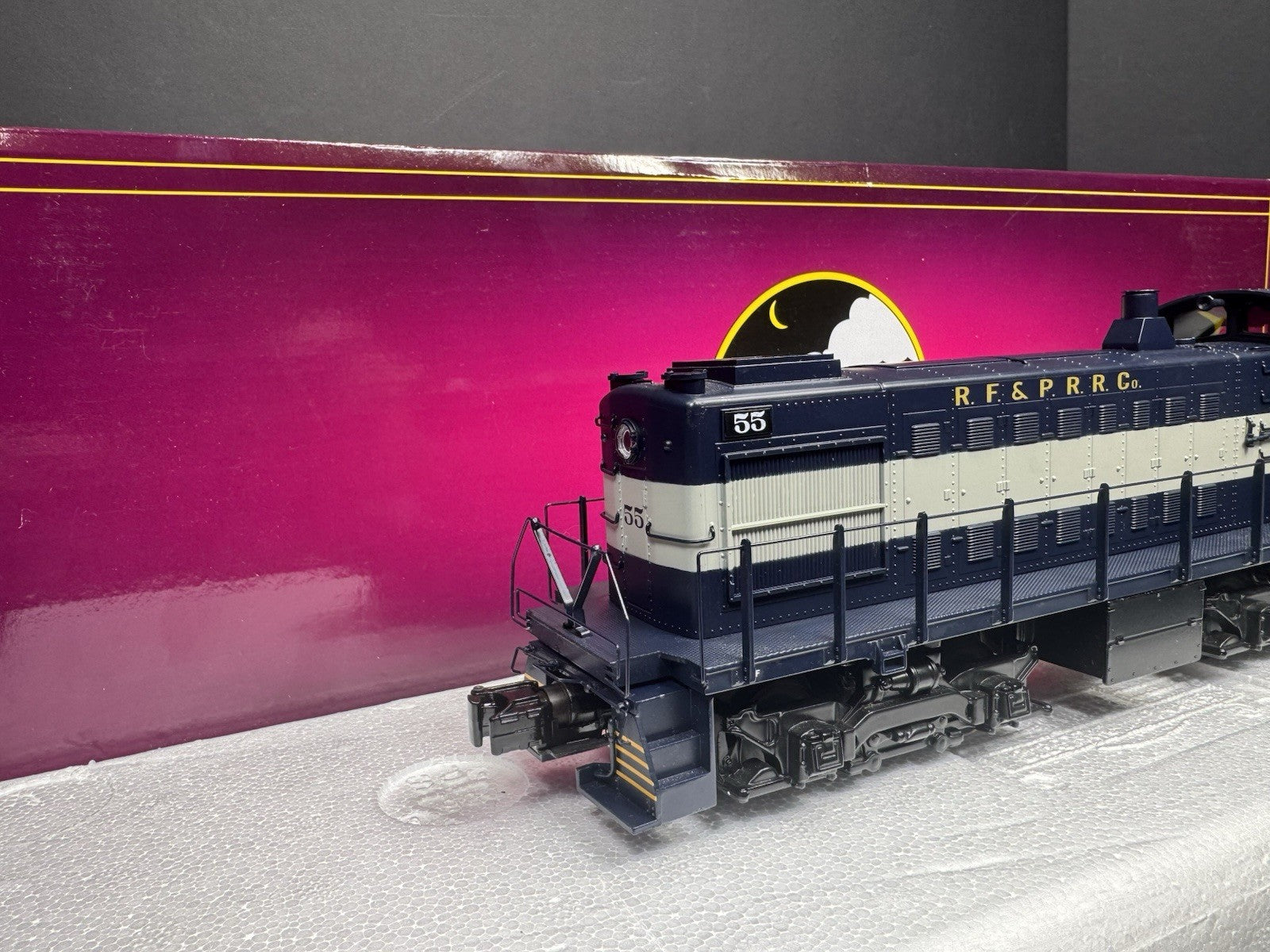 MTH 20-21181-1 Richmond RF&P Alco S-2 diesel switcher engine #55 PS3 LNIB1