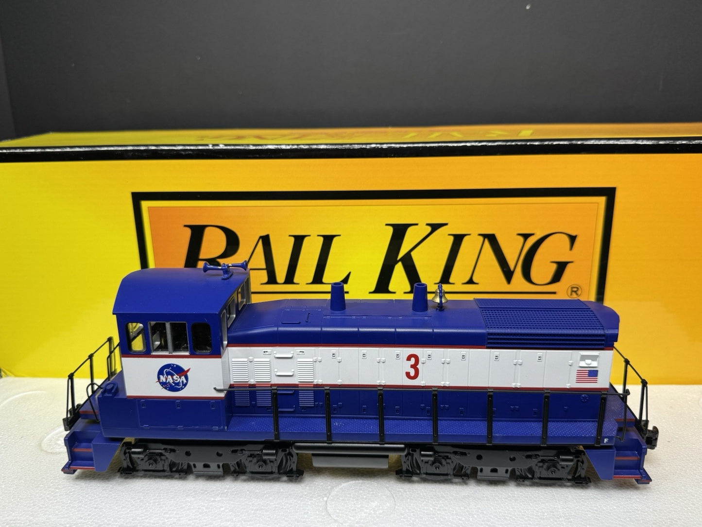 MTH RailKing 30-20071-1 NASA SW1500 diesel switcher engine #3 PS3 LNIB HTF6