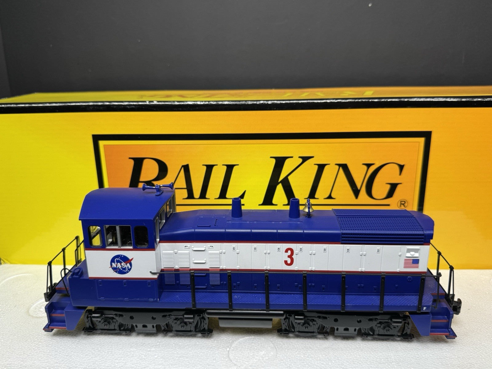 MTH RailKing 30-20071-1 NASA SW1500 diesel switcher engine #3 PS3 LNIB HTF6