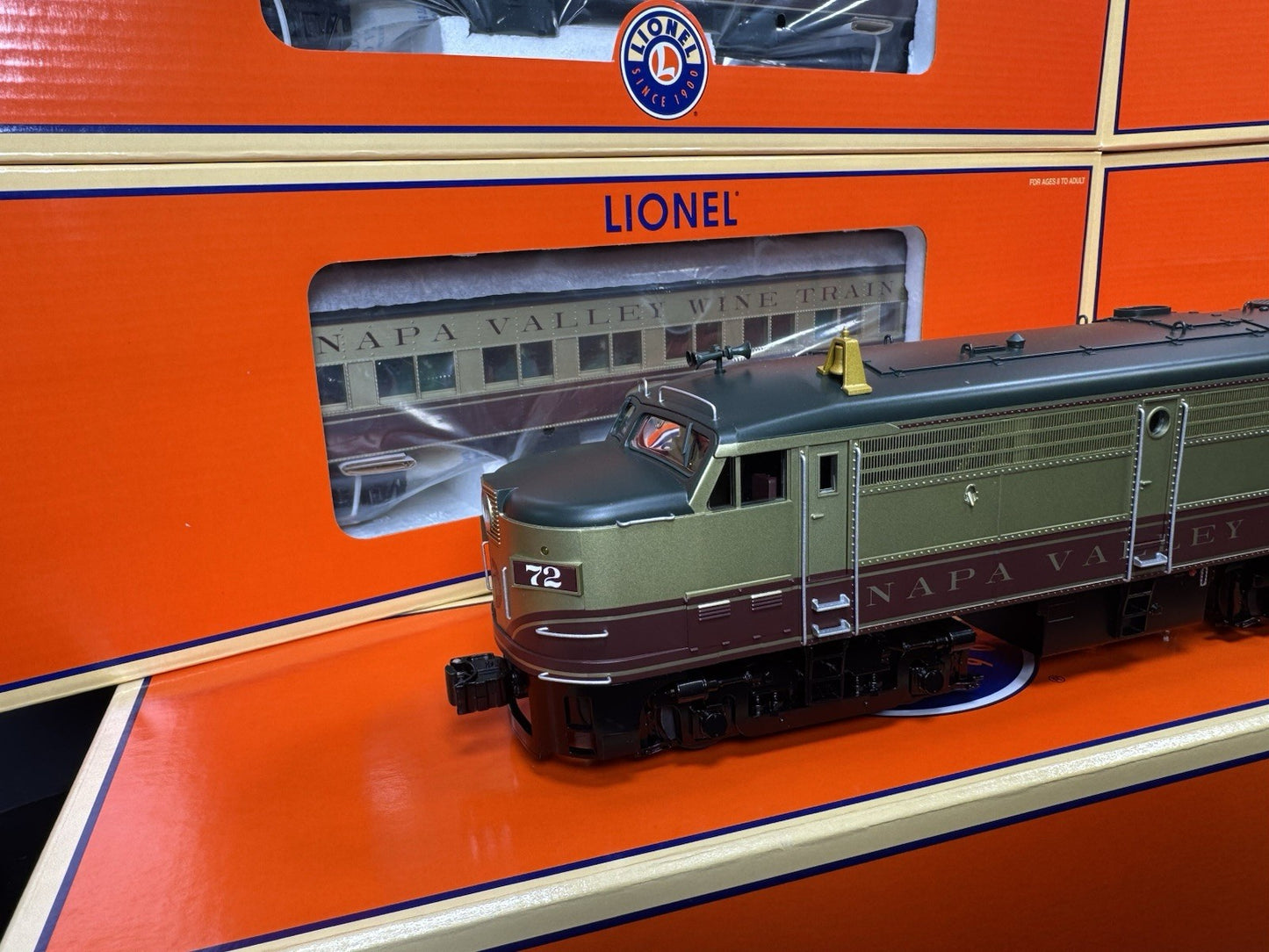 Lionel 6-31737 TMCC Napa Valley Wine Train Alco passenger set LNIB VHTF7