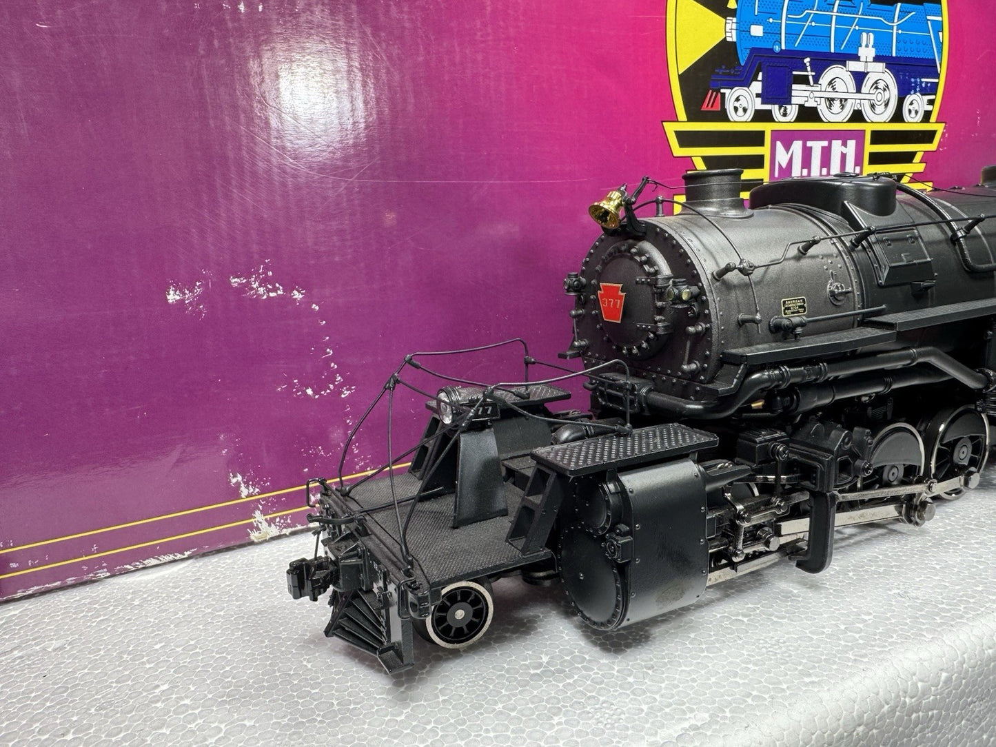 MTH 20-3516-1E Pennsylvania PRR 2-8-8-2 Y-3 steam engine #377 PS3 EX1