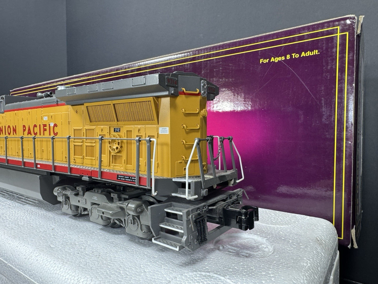 MTH 20-2270-1 Union Pacific UP Dash-9 diesel engine #9714 PS 2.0 BCR EX4