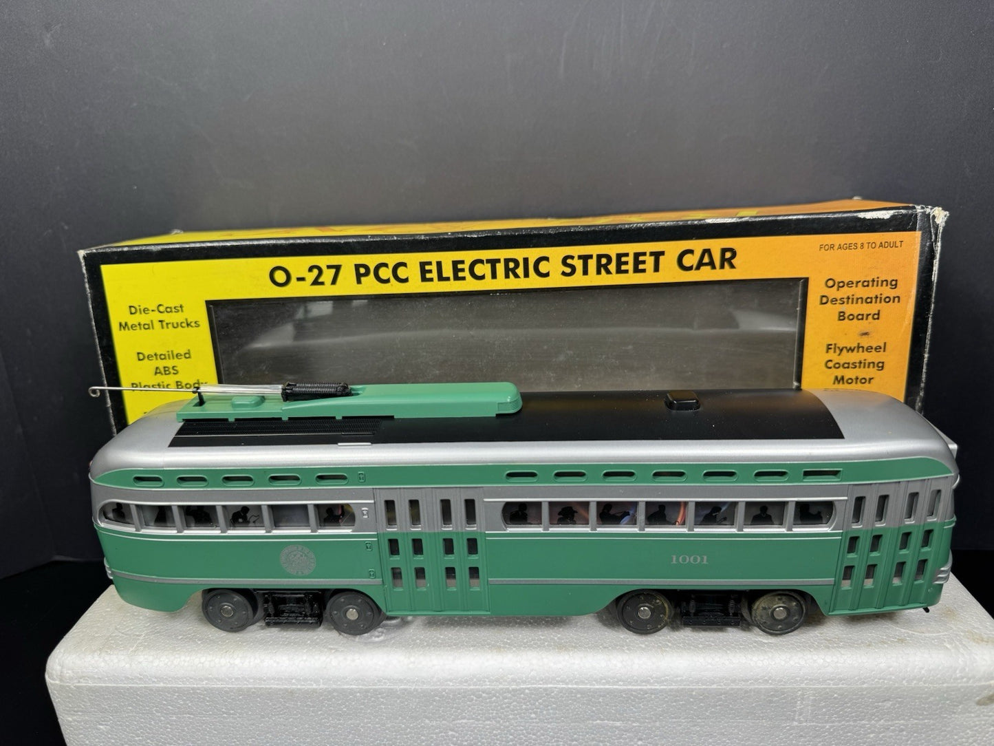 MTH RailKing 30-2544-1 Brooklyn PCC electric street car #1001 PS2 BCR EX6