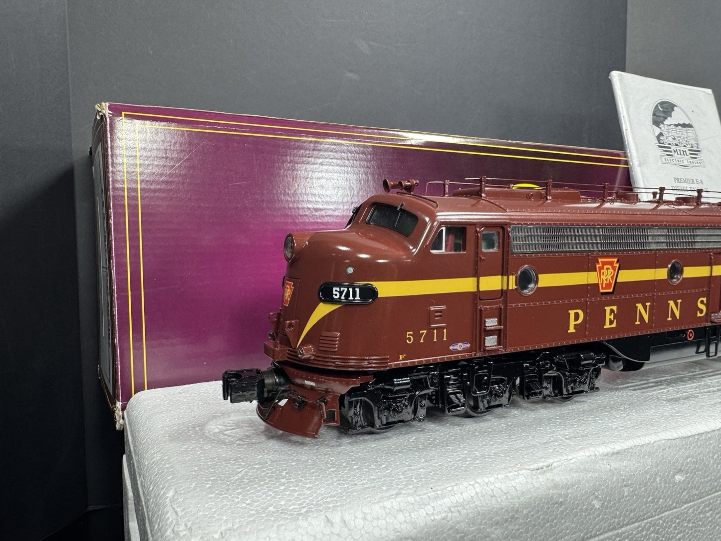 MTH 20212541 Pennsylvania PRR E8 diesel engine #5711 PS3 EX1