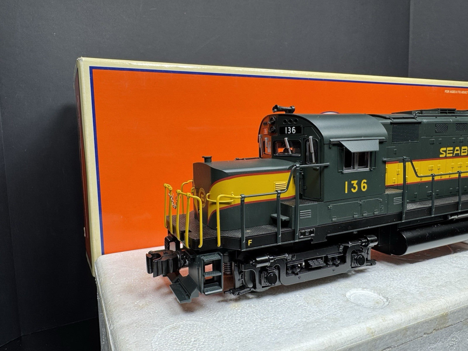 Lionel 6-28219 TMCC Seaboard Alco C-420 diesel engine #136 LNIB1