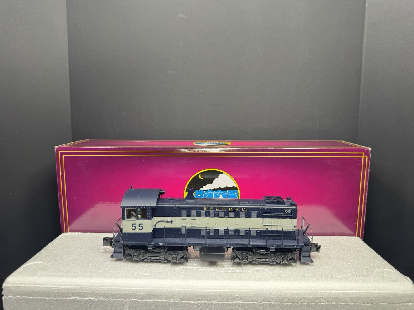 MTH 20-21181-1 Richmond RF&P Alco S-2 diesel switcher engine #55 PS3 LNIB4