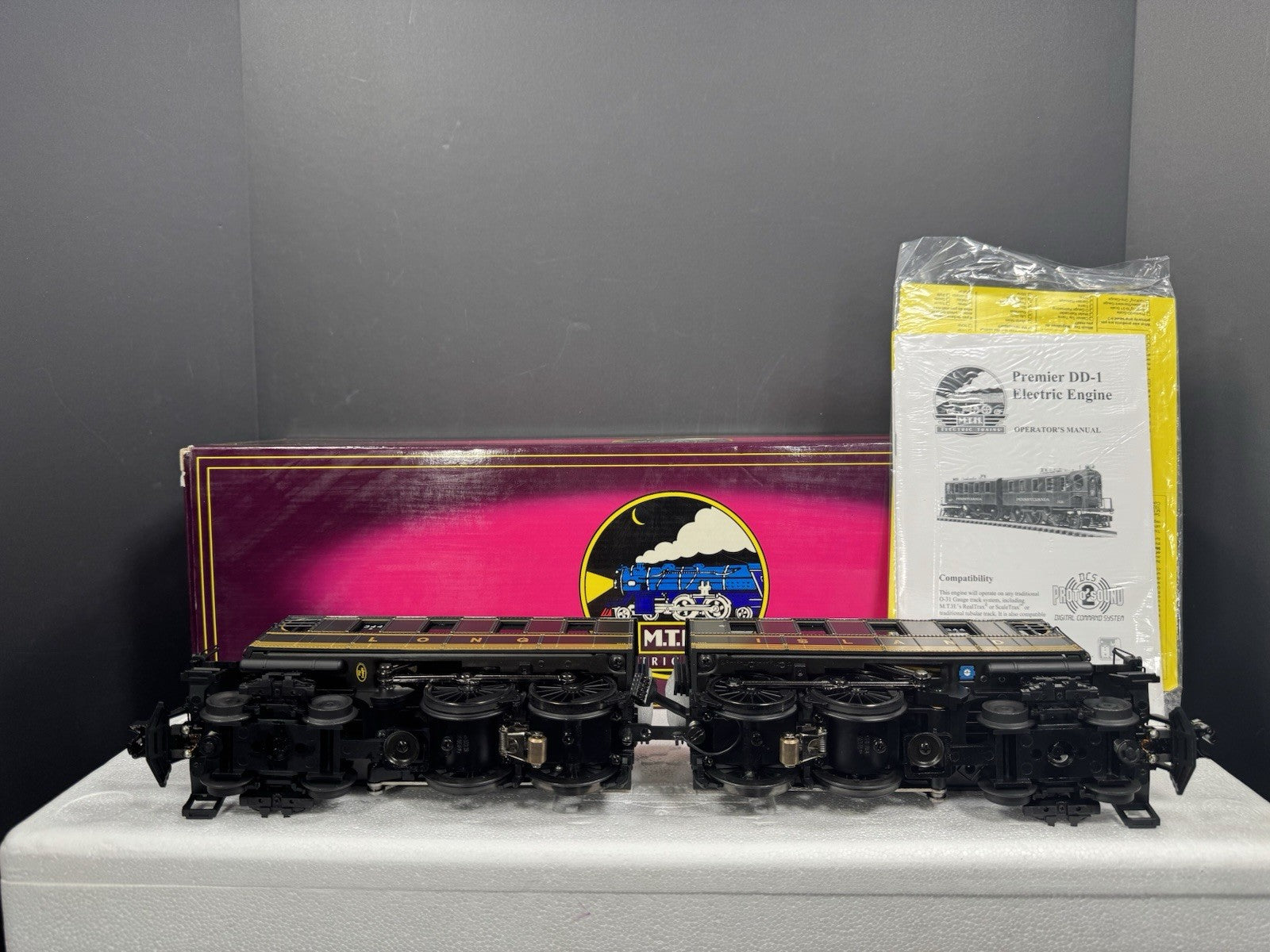 MTH 20-5534-1E Long Island DD-1 electric engine #344 PS2 BCR LNIB10