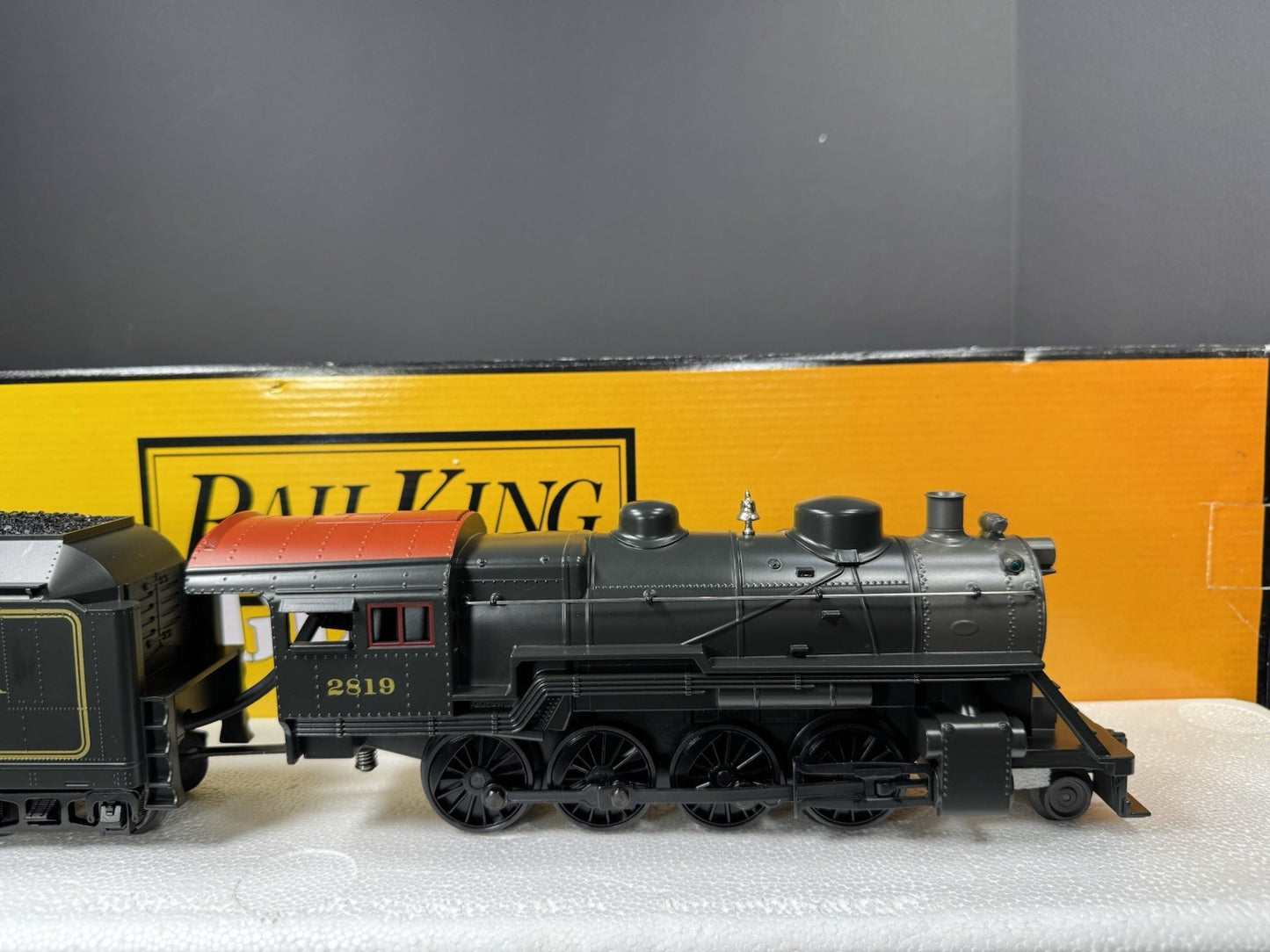 MTH RailKing 30-4136-1E Pennsylvania PRR 2-8-0 steam engine #2819 PS2 BCR LNIB8