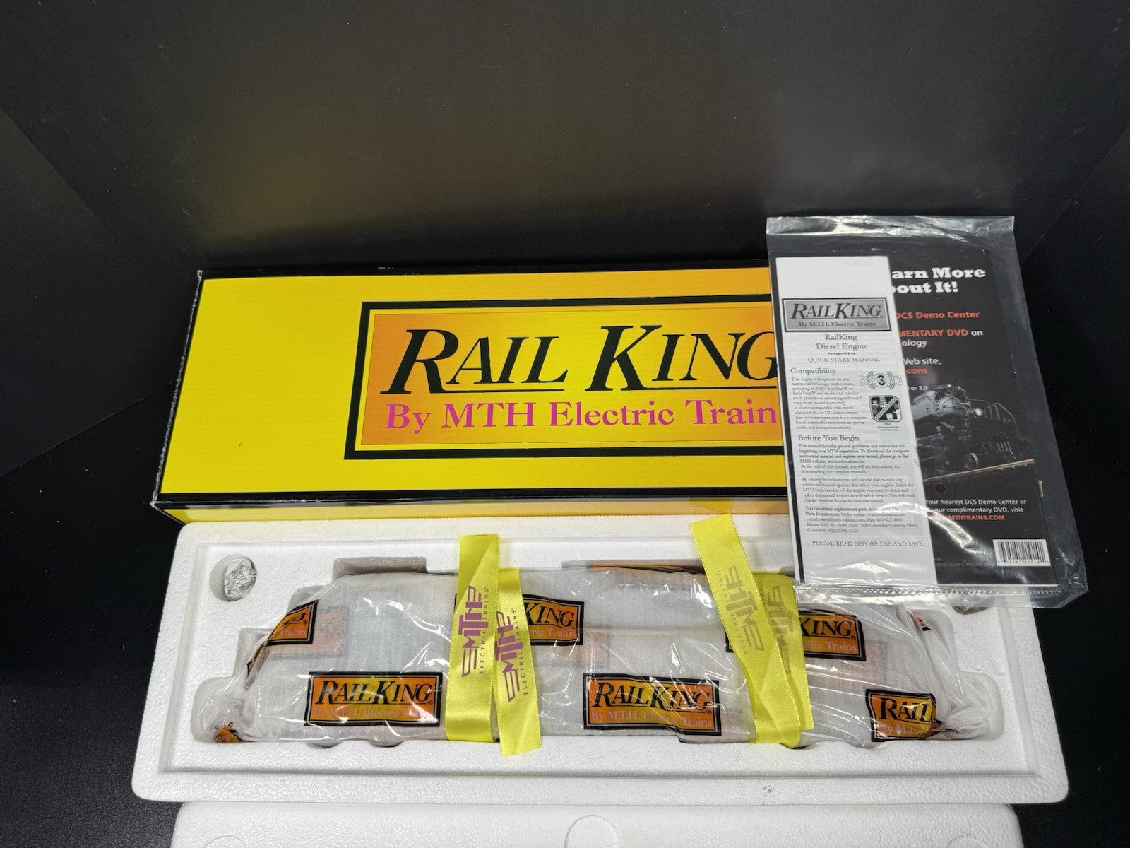 MTH RailKing 30-20480-1 National Capital Trackers ES44AC diesel engine PS3 NIB14