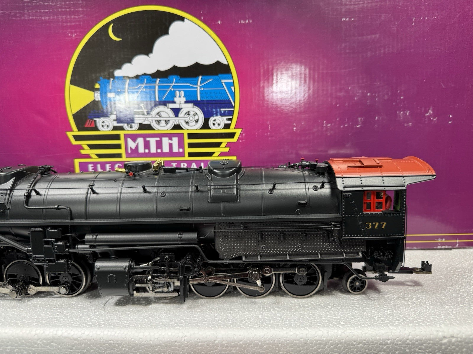 MTH 20-3516-1E Pennsylvania PRR 2-8-8-2 Y-3 steam engine #377 PS3 EX3
