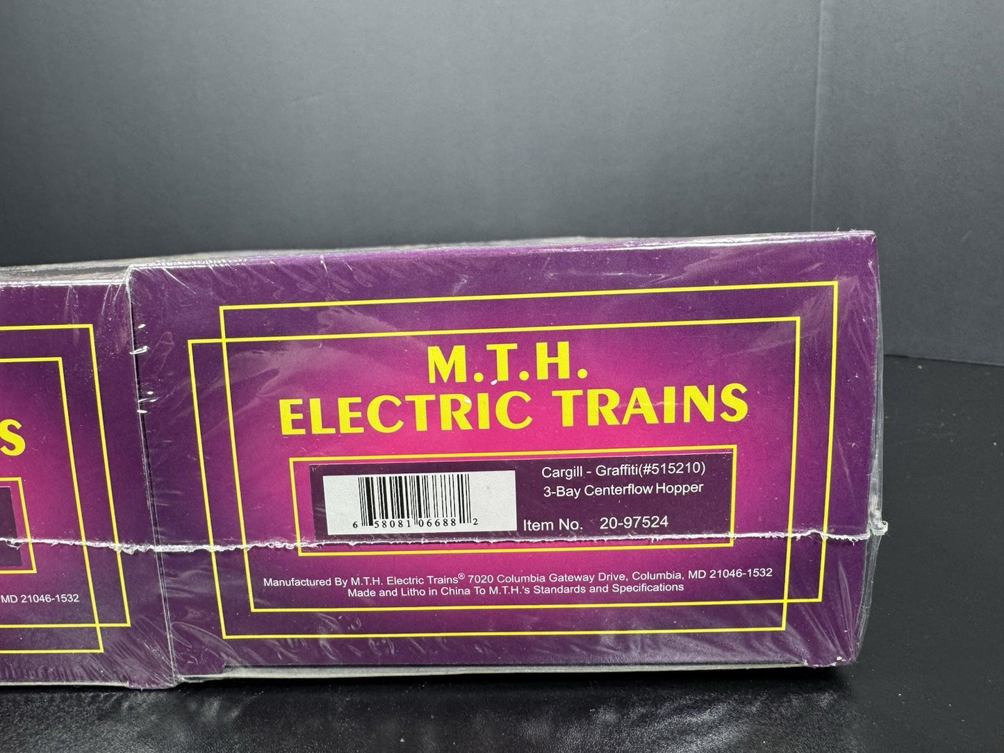 MTH 20-97524 Cargill 3-bay centerflow hopper car with graffiti 2-pack NIB7