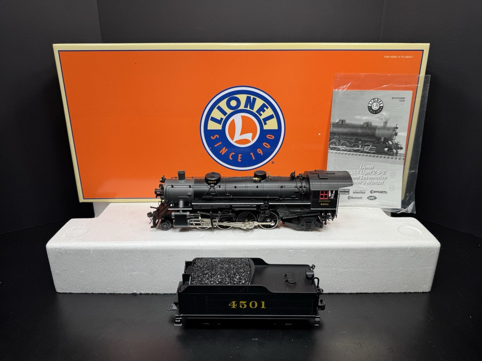Lionel LEGACY 2131370 Southern USRA Light Mikado 2-8-2 steam engine #4501 LNIB0